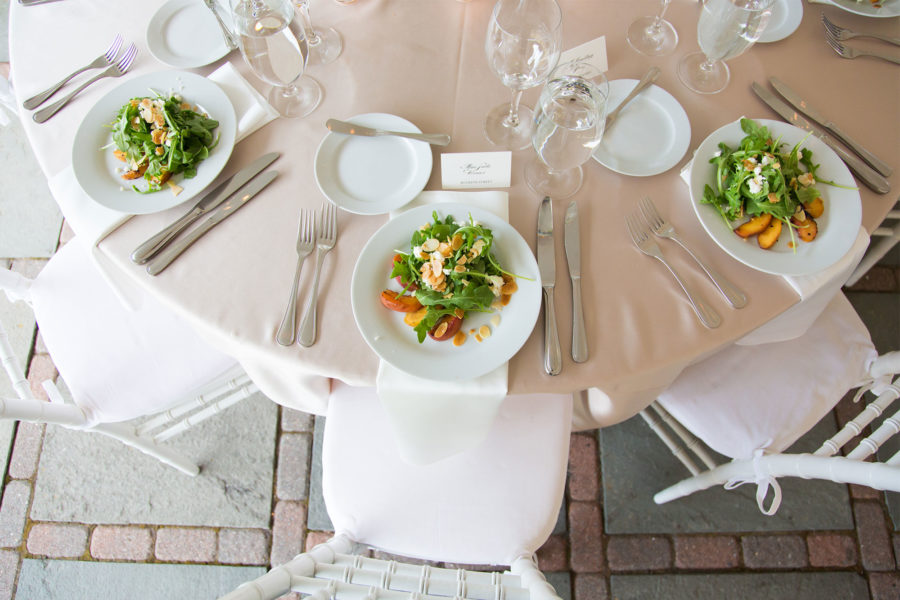 Forklift Catering - Inspiration - Allegro Photography - Plated Salad