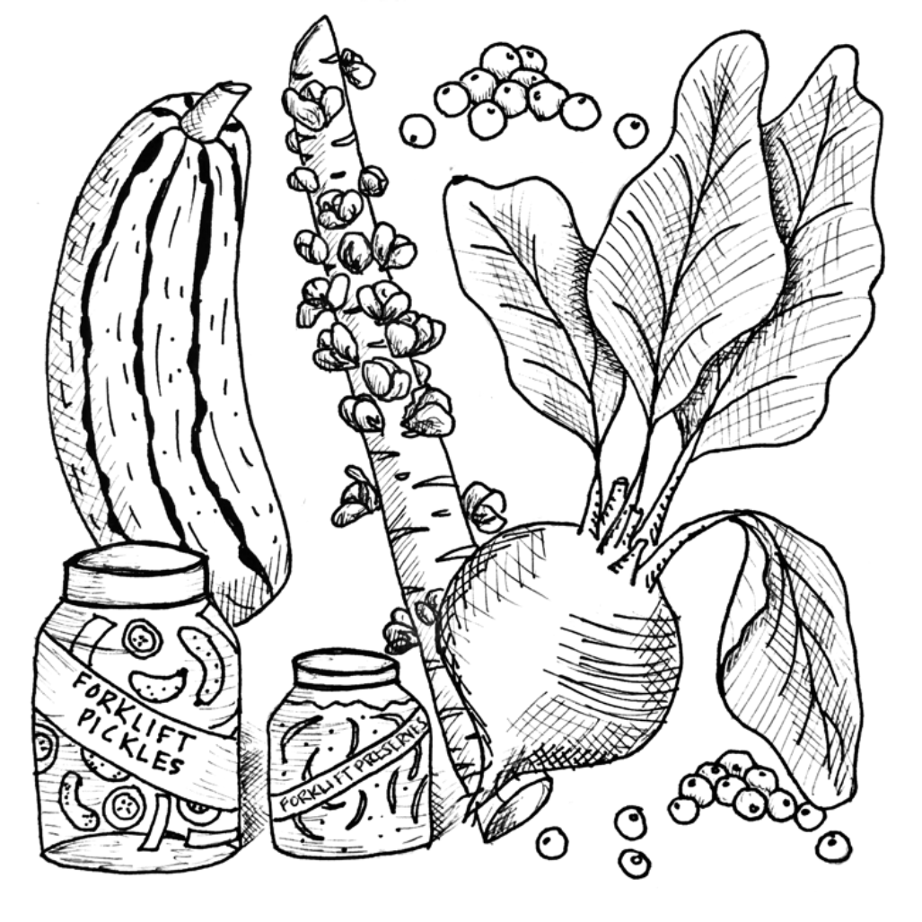 Fall Forklift Catering